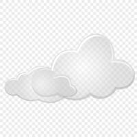 Clouds. Flat design style. For the design of your website, logo, application. Vector illustration