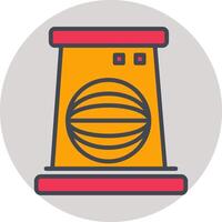 Fan Heater Vector Icon