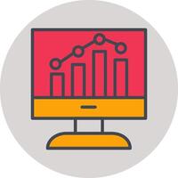 Finance Graph Vector Icon