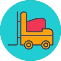 Forklift Vector Icon