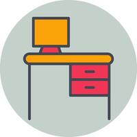 Desk Vector Icon