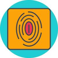 Fingerprint Vector Icon