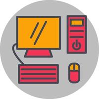 Computer Vector Icon