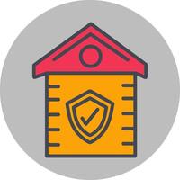 House Shield Vector Icon