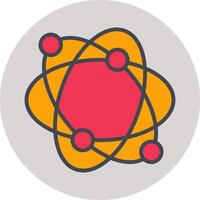 Atomic Structure Vector Icon