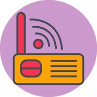 módem Wifi vector icono