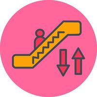 Escalator Vector Icon