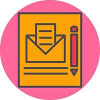 Mail Edit Vector Icon