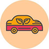 Ecology Car Vector Icon