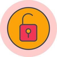 Open Lock II Vector Icon