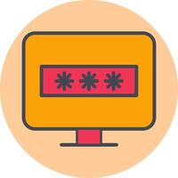 System Password Vector Icon