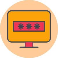 System Password Vector Icon