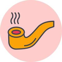 Cigar Pipe Vector Icon