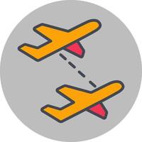 Multiple Flights Vector Icon