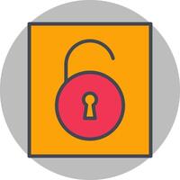 Open Lock I Vector Icon