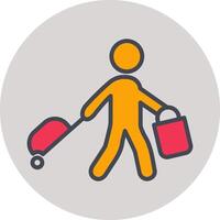 Carrying Bag Vector Icon