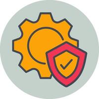 Protected System Vector Icon