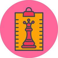 Clipboard Chess Vector Icon