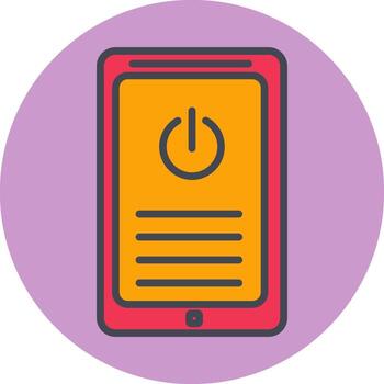 Shutdown Button Vector Icon