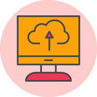 Cloud Backup Vector Icon