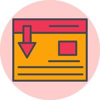 Landing Page Vector Icon