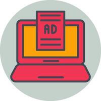 Internet Ads Vector Icon