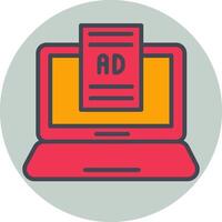 Internet Ads Vector Icon