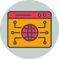 icono de vector web