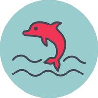 Dolphin Vector Icon