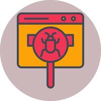 Web Bug Vector Icon