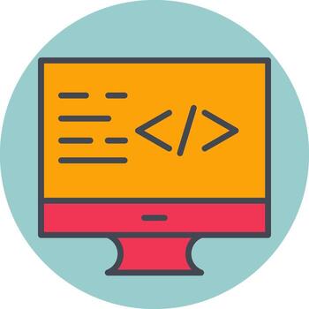 Coding Vector Icon