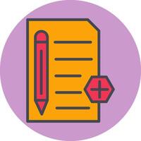Medical Documents Vector Icon