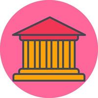 Parthenon Vector Icon