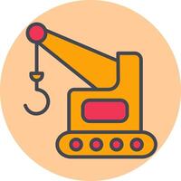 Lifter Crane Vector Icon