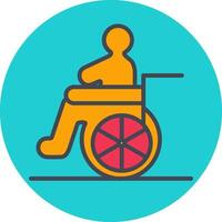 Wheelchair Vector Icon