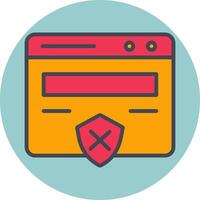 Unprotected Website Vector Icon