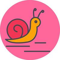 icono de vector de caracol