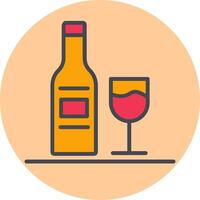 icono de vector de alcohol