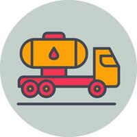 Tank Truck Vector Icon