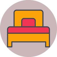 Single Bed Vector Icon