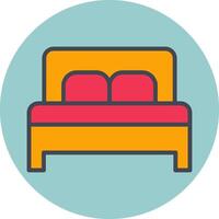 Double Bed II Vector Icon