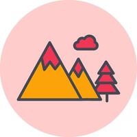 Mountain Vector Icon