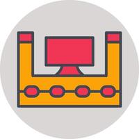 Television Set Vector Icon