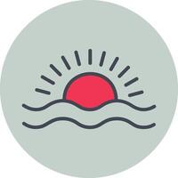 Sunrise Vector Icon