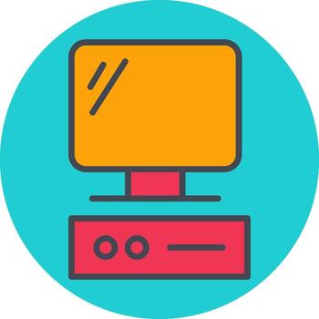 Computer Vector Icon
