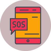 SOS Vector Icon