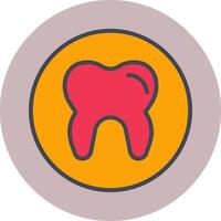 icono de vector de dientes