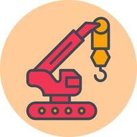 Harbor Crane Vector Icon