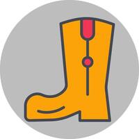 Cowboy Boot Vector Icon