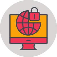 Internet Security Vector Icon